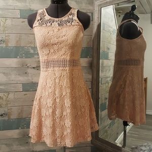 Pink Lace Dress
